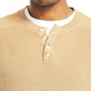 Nautica Men's Sustainably Crafted Textured Henley Sweater Yellow Size X-Small