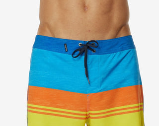 O'Neill Men's Four Square Stripe Board Shorts Blue Size 36