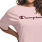 Champion Women's Logo T-Shirt Pink Size 2X