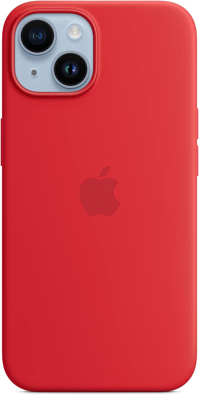 Apple iPhone 14 Silicone Case with MagSafe - Red