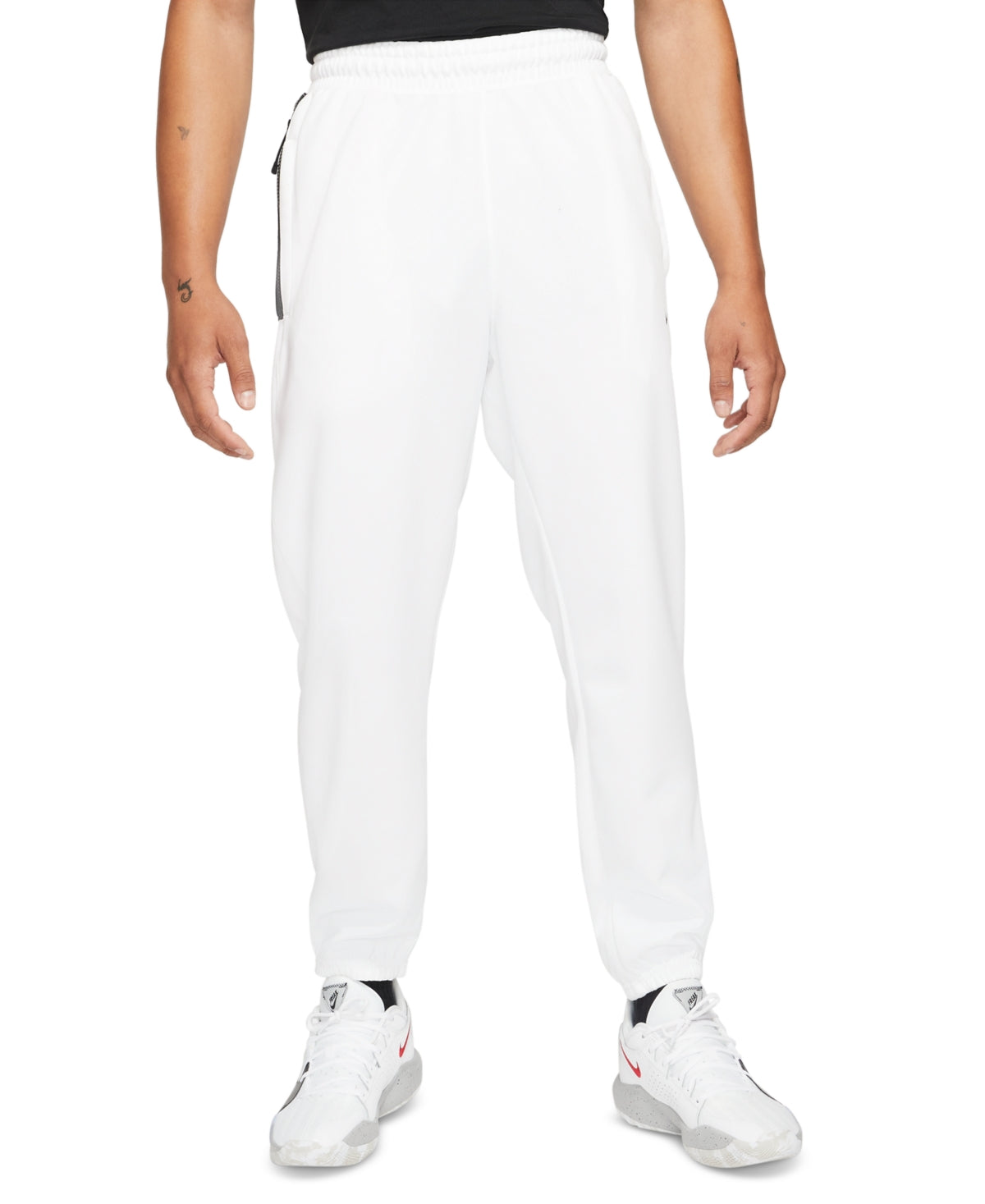 Nike Men's Spotlight Basketball Pants White Size X-Large