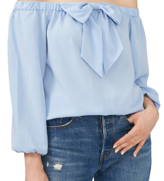 Riley & Rae Women's Maybelle Blouse Blue Size X-Small