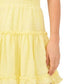 Riley & Rae Women's Ruffled Pull On Mini Skirt Yellow Size Large