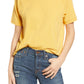 Madewell Women's Softfade Cotton Raglan T-Shirt Yellow Size X-Small