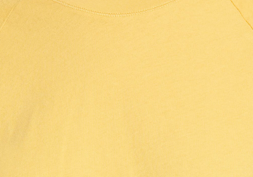 Madewell Women's Softfade Cotton Raglan T-Shirt Yellow Size X-Small