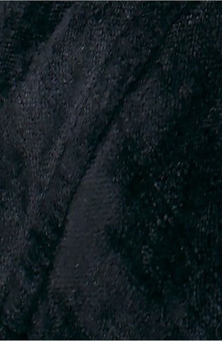 Free People Women's Dusk Till Dawn Velvet Moto Jacket Black Large