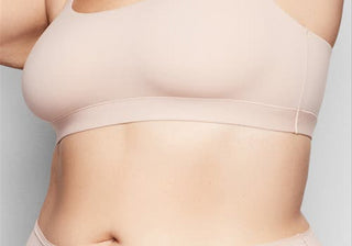 SKIMS Fits Everybody Scoop Neck Bralette in Mica Size M