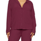 SKIMS Rib Pajamas in Wine Size 2X