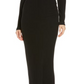 Skims Women's Onyx Soft Lounge Long Sleeve Dress Size Small