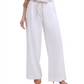 Calvin Klein Women's X Fit Solid Wide Leg Pants White Size 10