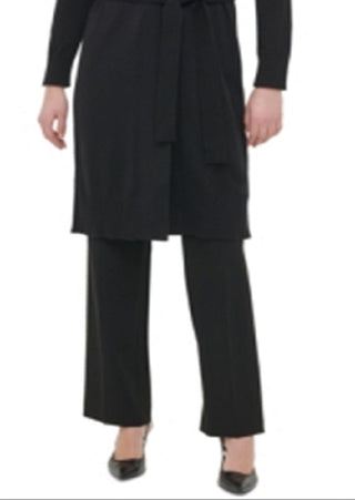 Calvin Klein Women's Black Trench Cardigan Size Large
