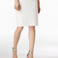 Calvin Klein Women's Off The Shoulder Sheath Dress White Size 10Petite
