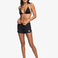 Roxy Women's To Dye For You Board Shorts Swimsuit Black