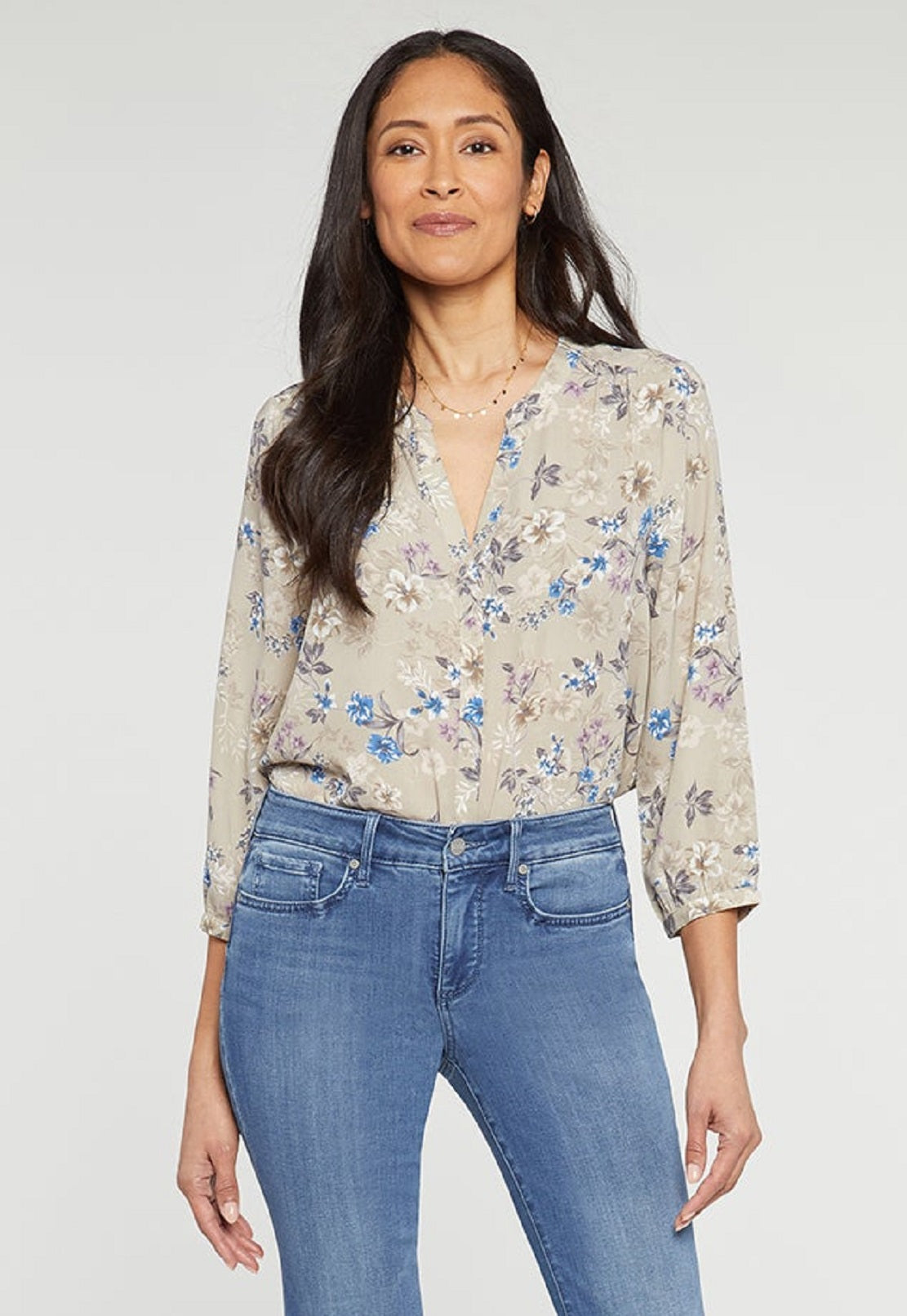 NYDJ Women's Marilyn Ankle Pants Blue Size 4