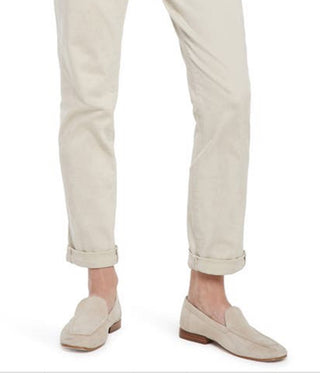 NYDJ Women's Margot Cuffed Ankle Straight Leg Girlfriend Jeans Brown Size 18