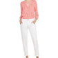 NYDJ Women's Carrot Slim Fit Pants White Size 10
