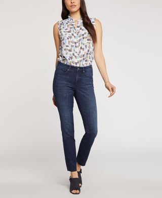 NYDJ Women's Alina Legging Ankle Jeans Blue Size 2