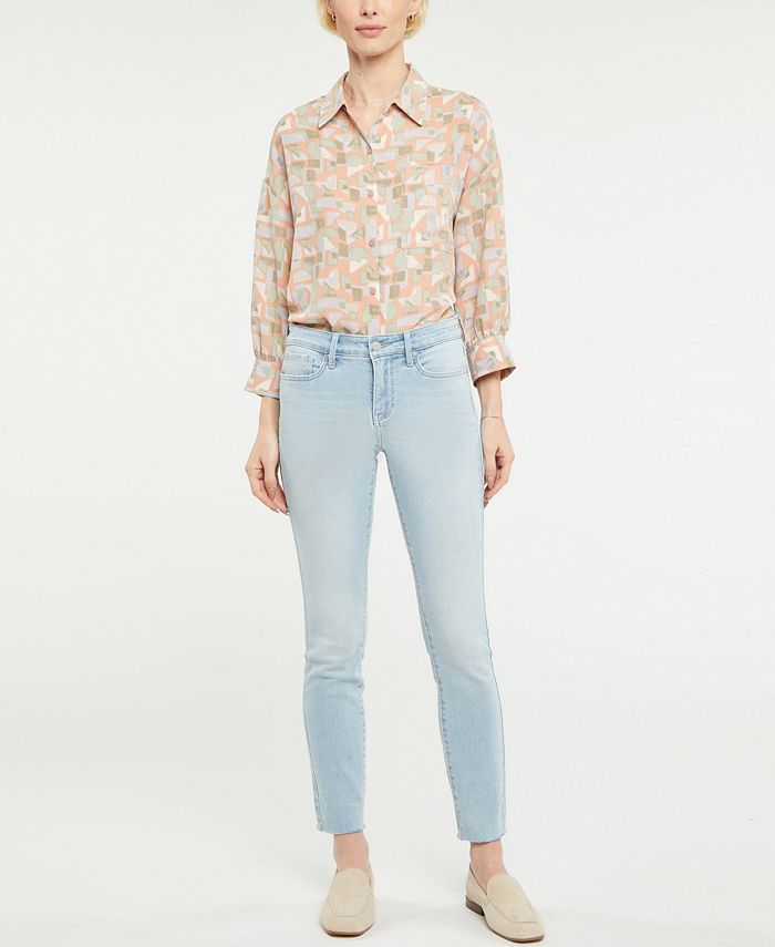 NYDJ Women's Alina Legging Ankle Jeans Blue