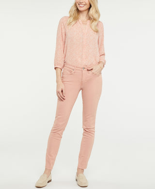 NYDJ Women's Straight Leg Ankle Jeans Brown Size 8