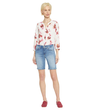 NYDJ Women's Maele Ella Side Slit Denim Shorts Size 2