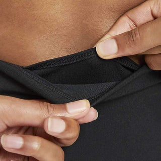 Nike One Mid-Rise Bike Shorts - Black/White Size M