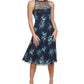 Vince Camuto Women's Floral Embroidered Halter Style Dress Green Size 6