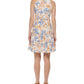 Vince Camuto Women's Floral Print Tiered Dress Blue Size 12