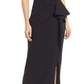 Vince Camuto Black One-Shoulder Ruffle Gown Size 8