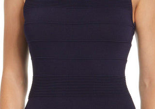 Vince Camuto Sleeveless Knit Dress In Navy Size Medium