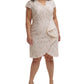 Vince Camuto Women's Ruffle Trim Lace Dress White Size 18W