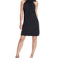 Vince Camuto Women's Bow Neck Halter Dress Black