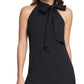 Vince Camuto Women's Bow Neck Halter Dress Black