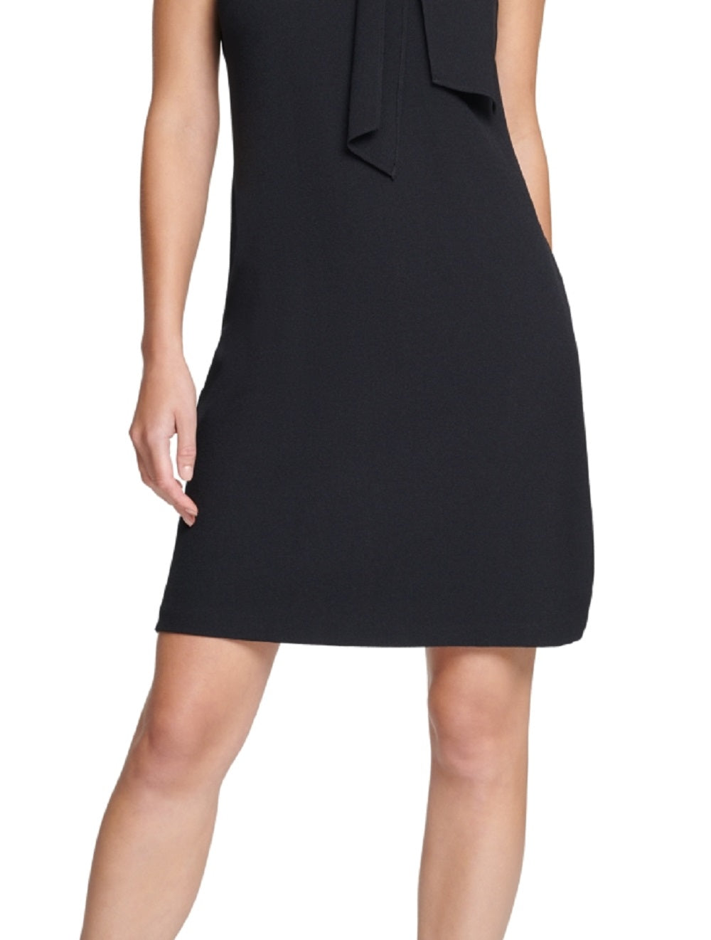 Vince Camuto Women's Bow Neck Halter Dress Black