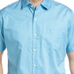 Peter Millar Marshall Print Cotton Short Sleeve Button-Up Shirt In Blue Opal Size Medium