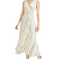 Taylor Women's Chiffon High Low Maxi Dress White Size 16