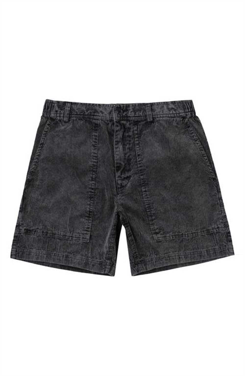 Rvca Men's All Time Topango Corduroy Shorts In Rvca Black Size Xx-Large