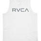 RVCA Men's Radar Tank Screen T-shirt White Size 2XL