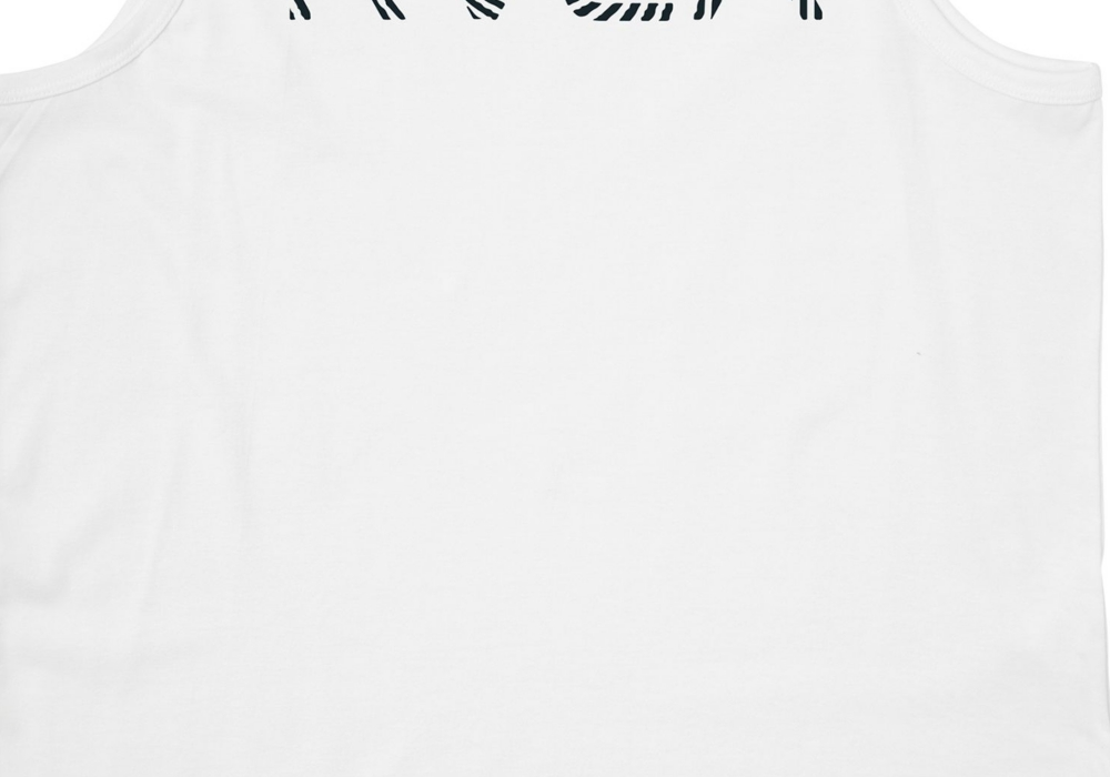 RVCA Men's Radar Tank Screen T-shirt White Size 2XL