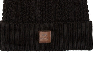 RVCA Men's Wilderness Beanie Black Size Regular