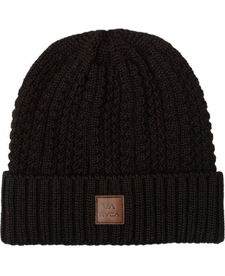 RVCA Men's Wilderness Beanie Black Size Regular