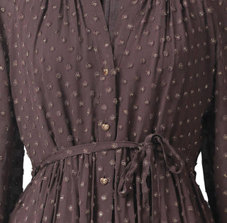 Emily Lovelock - Women's Lucy Lurex Dobby Dress