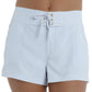 La Blanca Women's 3 Inch Board Shorts Swimwear White Size M