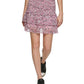 Karl Lagerfeld Paris Women's Printed Ruffle Tiered Skirt Pink Size Small