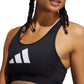 adidas Women's Don t Rest Racerback Sports Bra Black Size X-Small