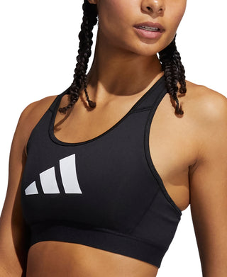 adidas Women's Don t Rest Racerback Sports Bra Black Size X-Small