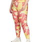 Reebok Women's Floral Print Tights Red Size 2X