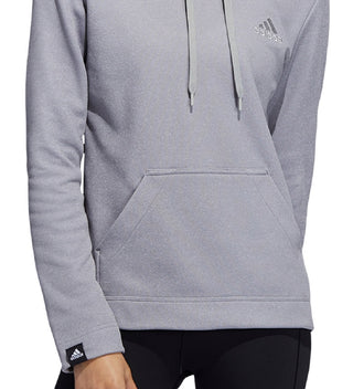 adidas Women's Badge Of Sport Hoodie Gray Size Small