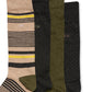 Calvin Klein Men's 4 Pk Crew Dress Socks Brown Size Regular