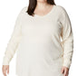 Columbia Women's Pine Peak Thermal Top White Size 1X