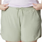 Columbia Women's Bogata Bay Stretch Shorts Green Size 2X
